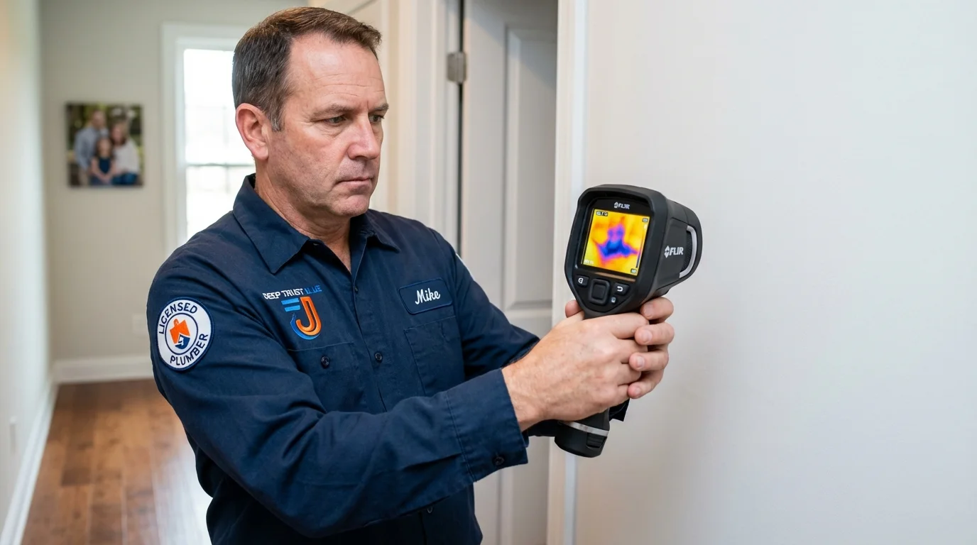 Thermal imaging leak detection by Johns Plumbing LLC in League City